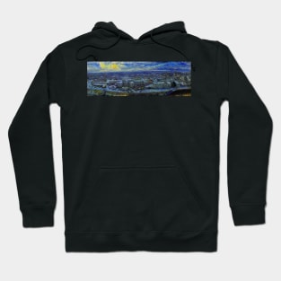 Aleppo Panorama (Cityscape) - Starrynight Hoodie